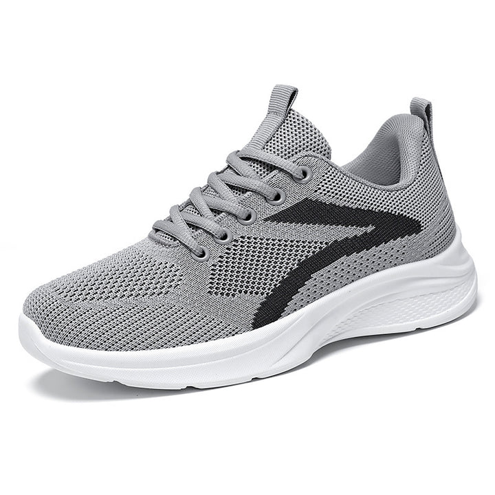 Damen nan atmungsaktive gestrickte Sneaker mit Memory-Schaum-Fußbett und stoßdämpfender EVA-Sohle Drune