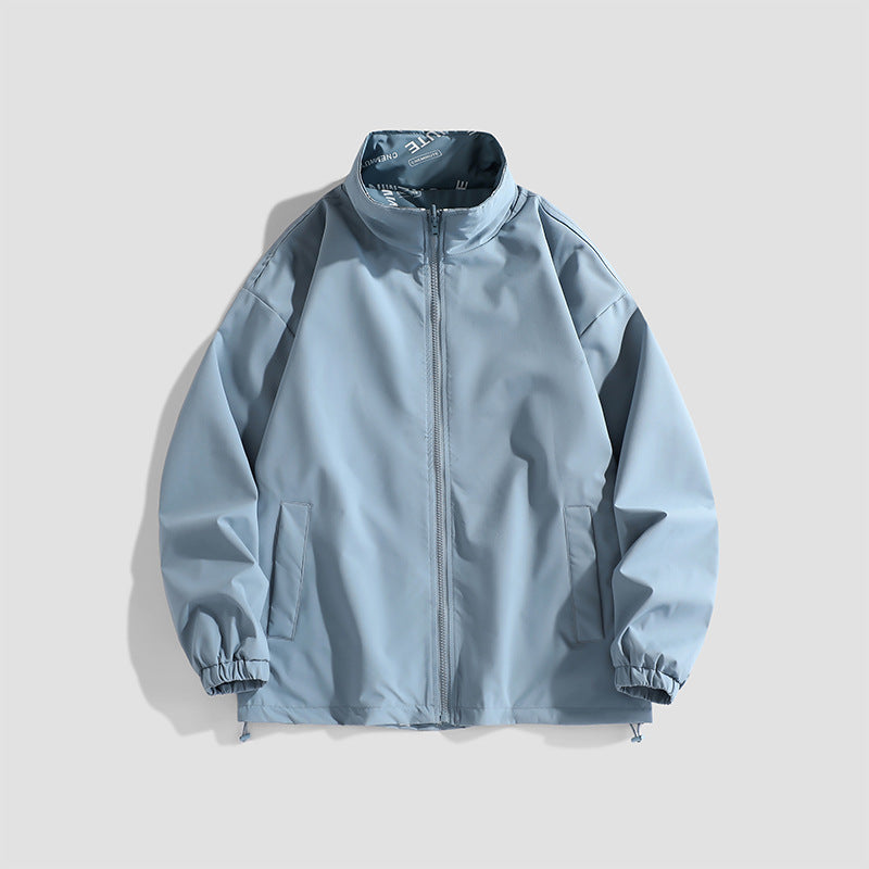 Damen leichte Windbreaker Jacke Drune