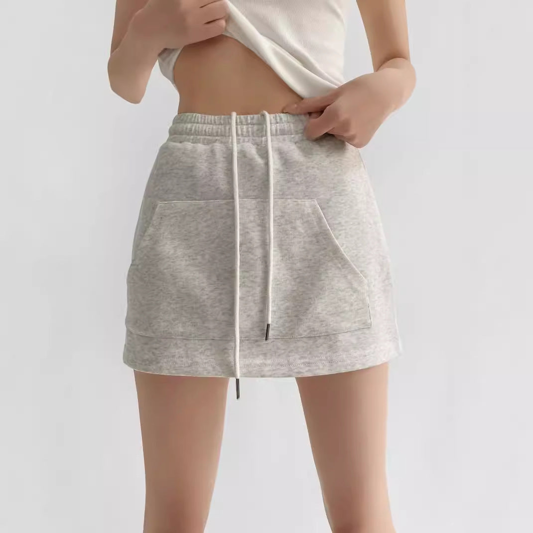 Damen Sweatrock mit elastischem Bund und praktischen Seitentaschen Drune