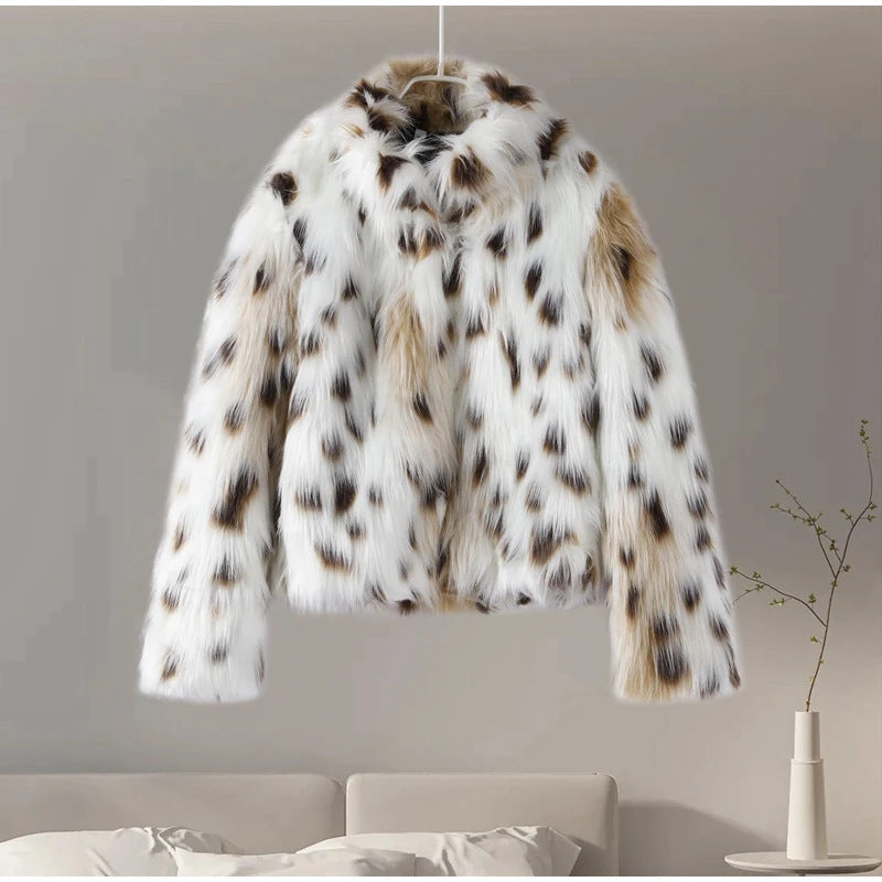 Damen Kunstpelzjacke Drune