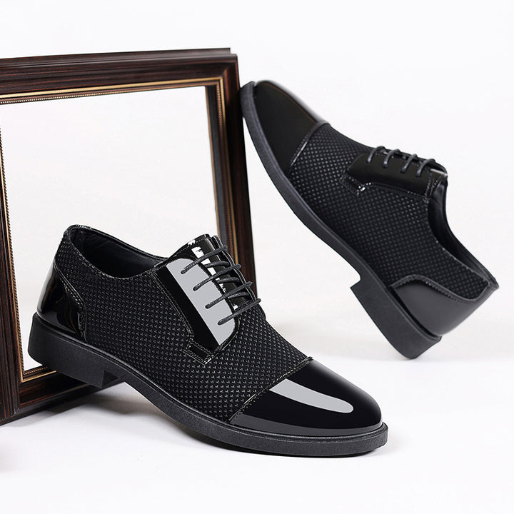 Herren Stilvolle Strukturiert Oxford Schuhe Drune