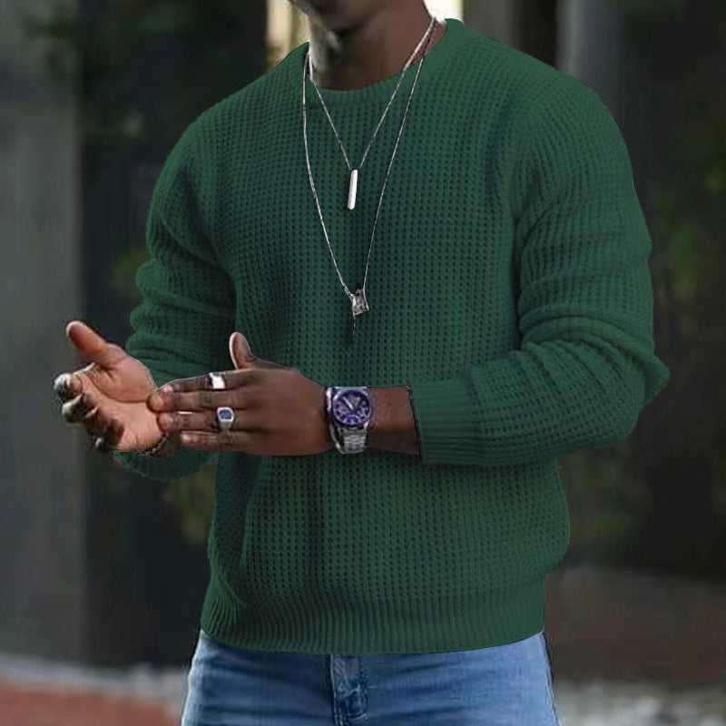 Herren stilvoller Strickpullover mit strukturiertem Design Drune