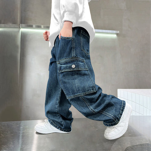 Damen lässige Cargo-Jeans von Drune