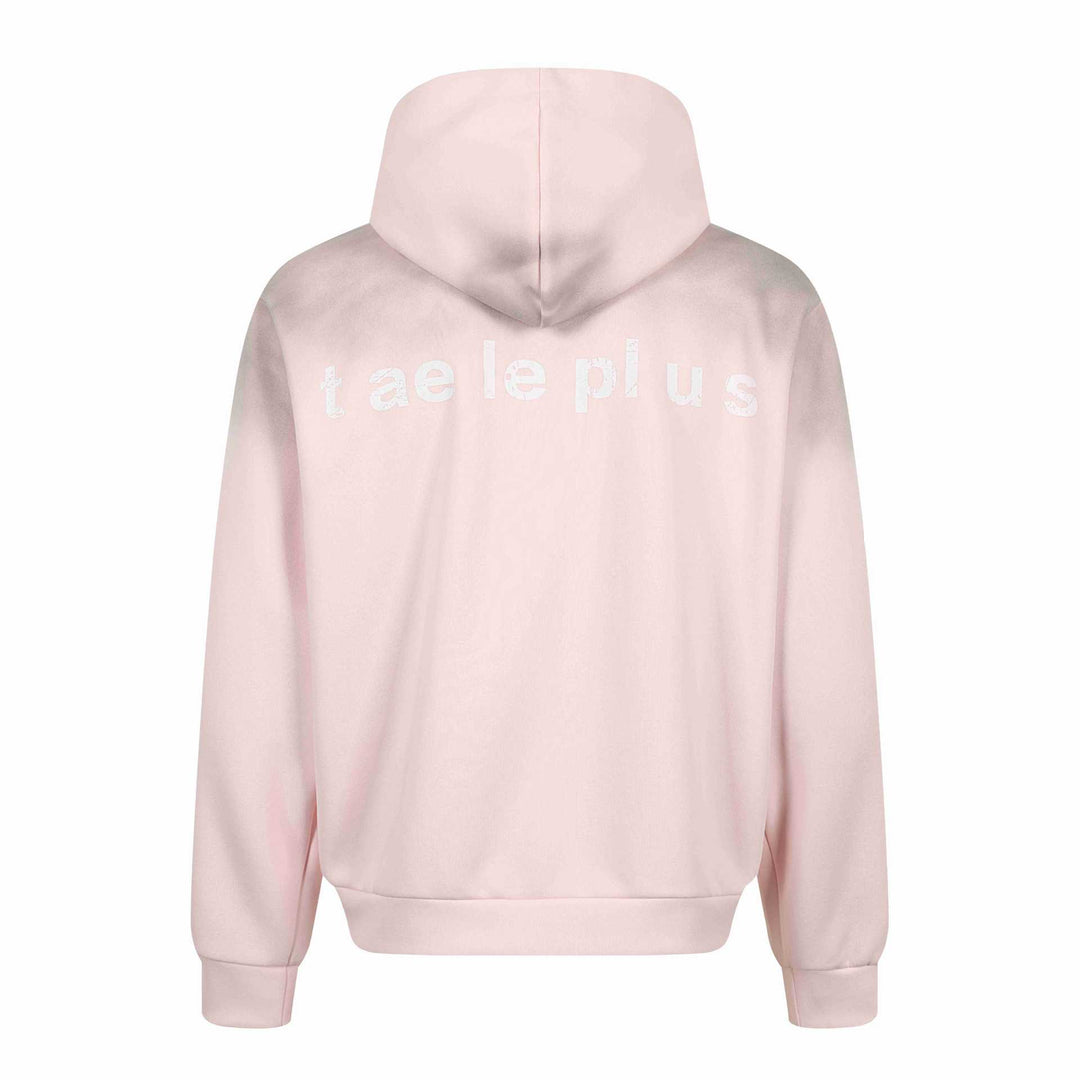 Damen Zip-Hoodie mit gesticktem Einhorn-Motiv und Musikpatch Drune