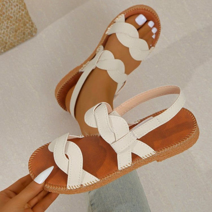Damen Bequeme Riemensandalen mit modischem Schnitt Drune