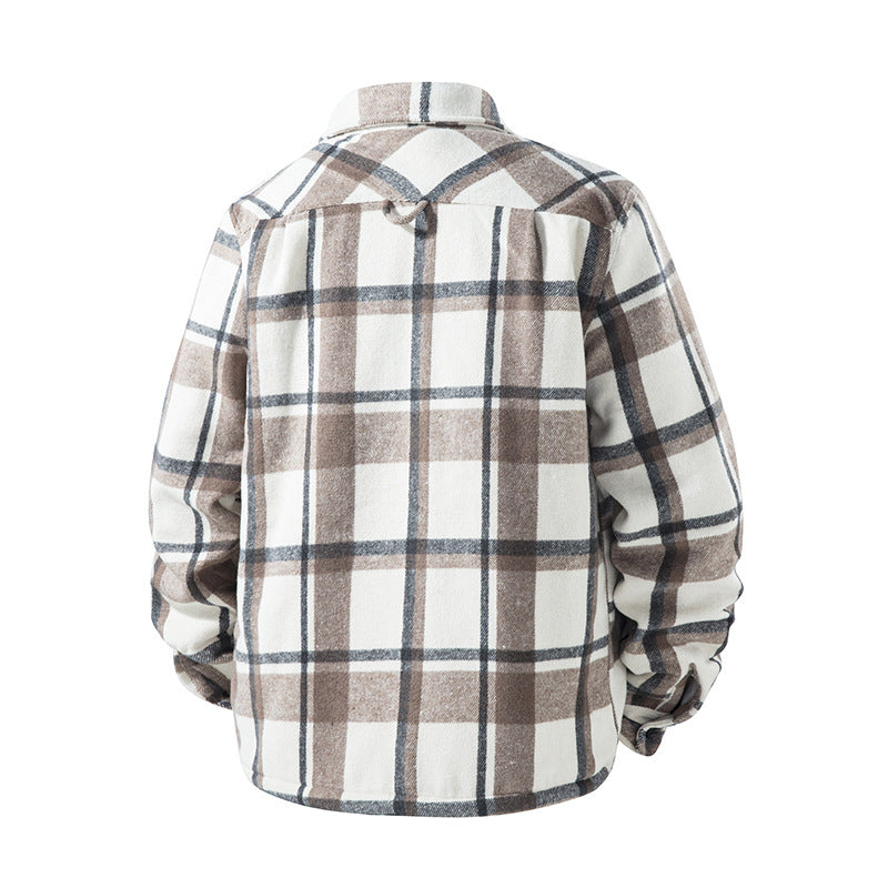 Herren Karierte Flanelljacke mit praktischen Taschen Drune