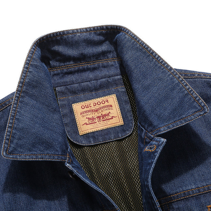 Herren Klassische Jeansjacke Drune