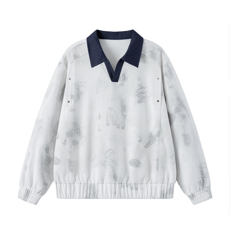 Damen Sportlicher Pullover mit Stehkragen Drune