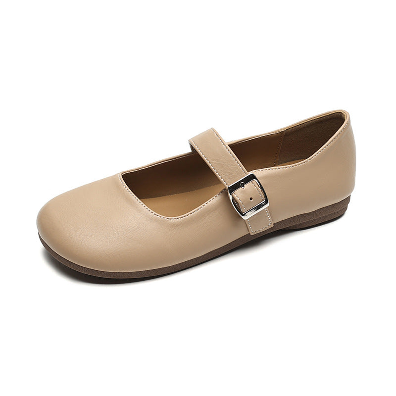 Damen Mary Jane Schuhe mit verstellbarem Riemen und bequemem Fußbett Drune