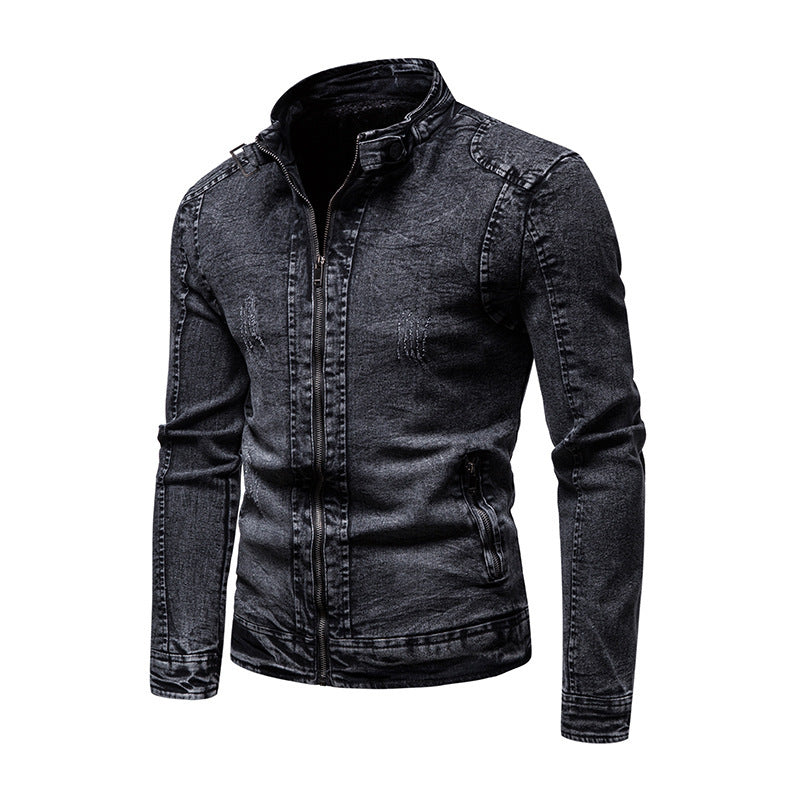 Herren Modische Jeansjacke Drune
