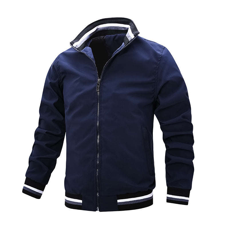 Herren Sportliche Übergangsjacke mit kontrastierenden Akzenten Drune