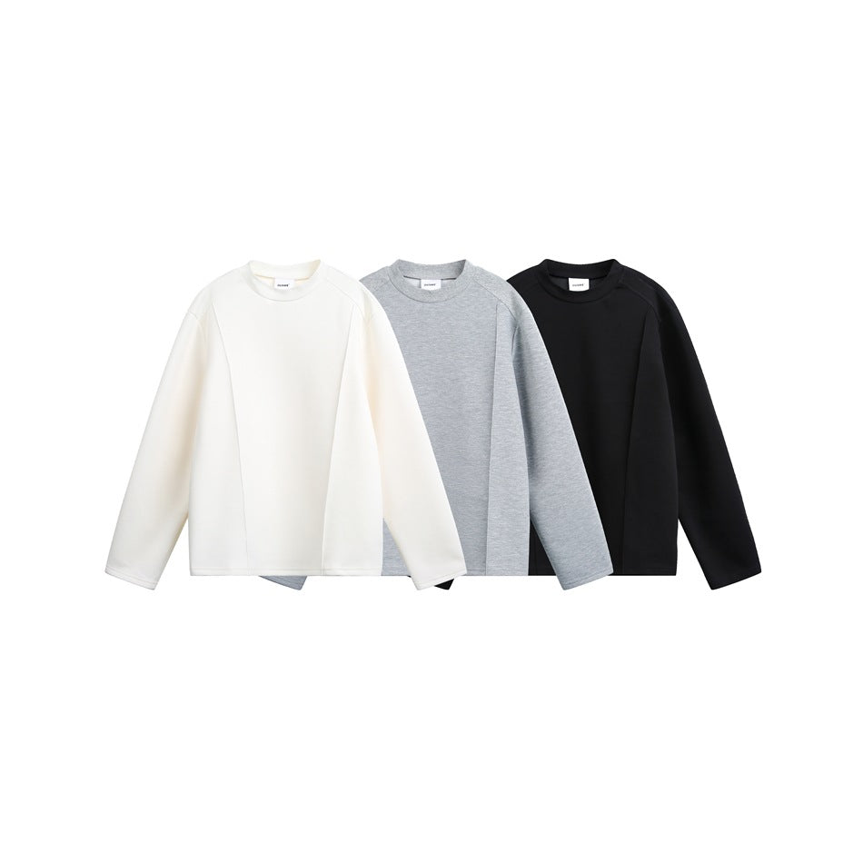Unisex Oversize‑Sweatshirt mit Raglanärmeln und minimalistischen Teilungsnähten Drune