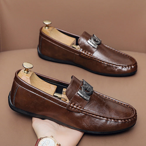 Herren Elegante Mokassins mit Metalldetails Drune