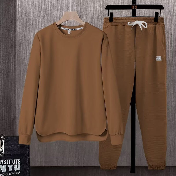 Damen komfortables Sweatshirt und lässige Jogginghose Set Drune