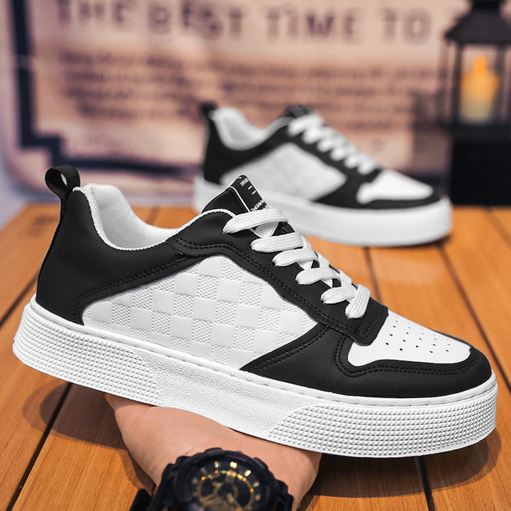 Damen Sneakers mit schickem Karomuster und dämpfender Sohle Drune