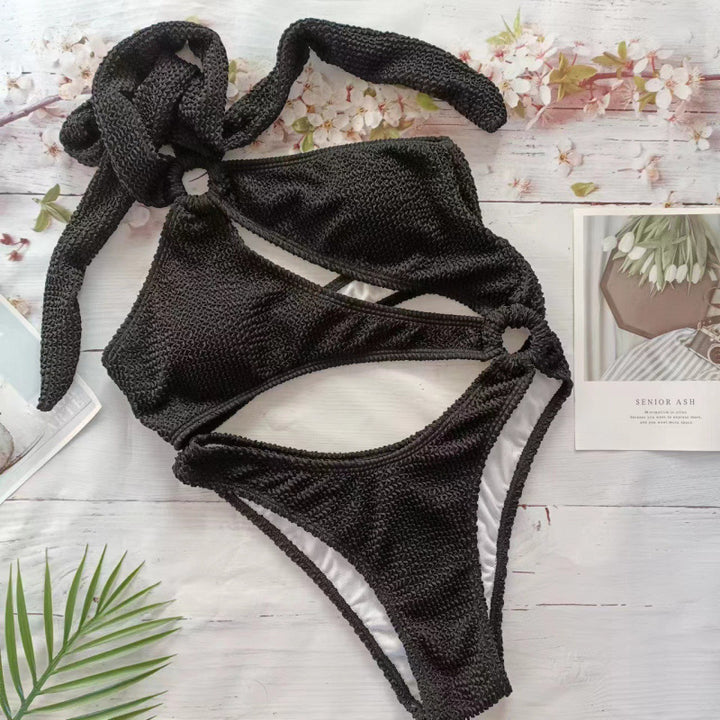 Damen Triangel-Bikini mit aufregendem Cut-Out und elastischem Stoff Drune