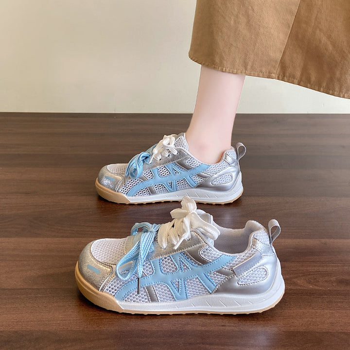Damen Sportliche Netz-Sneaker mit atmungsaktiver Oberseite Drune