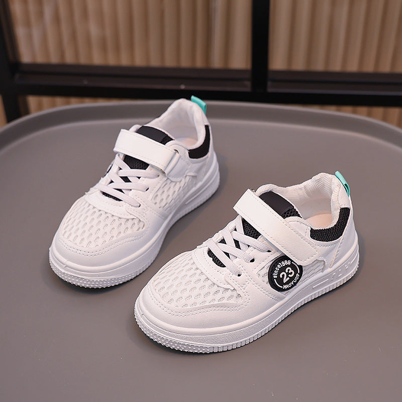Damen Sportliche Sneaker mit atmungsaktiver Mesh-Oberfläche und praktischem Klettverschluss Drune
