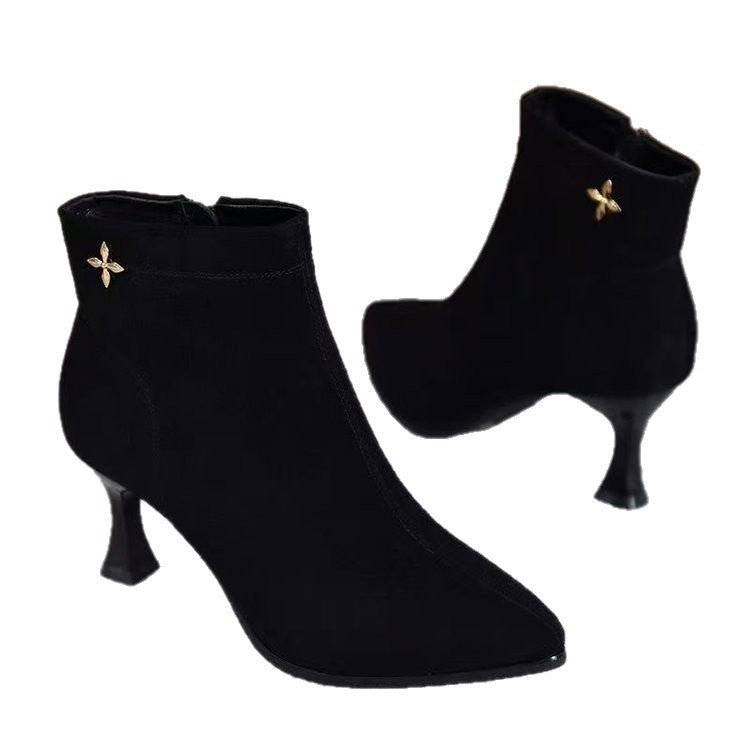 Damen Elegante und stilvolle Stiefeletten Drune