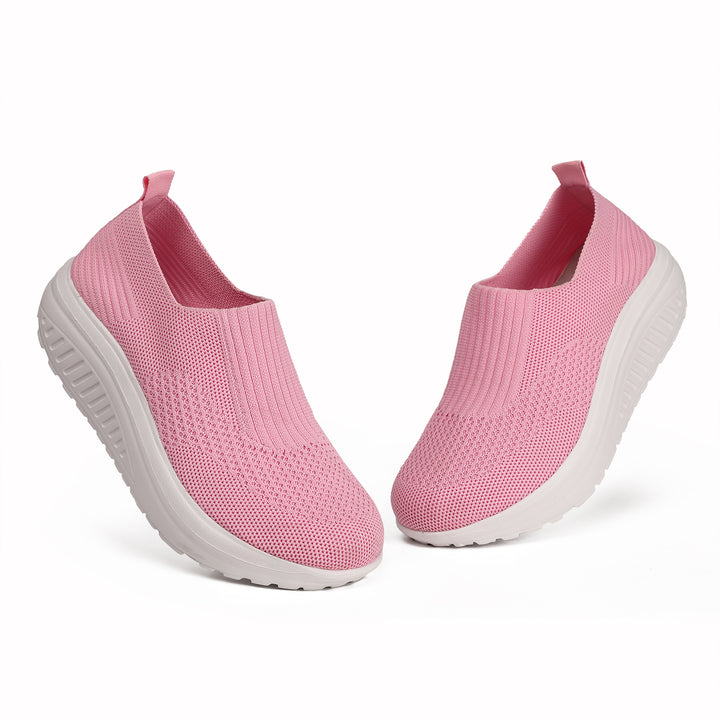 Damen nan Slip-On-Strickschuh mit elastischem Einstieg und viskoelastischer Komfortsohle Drune