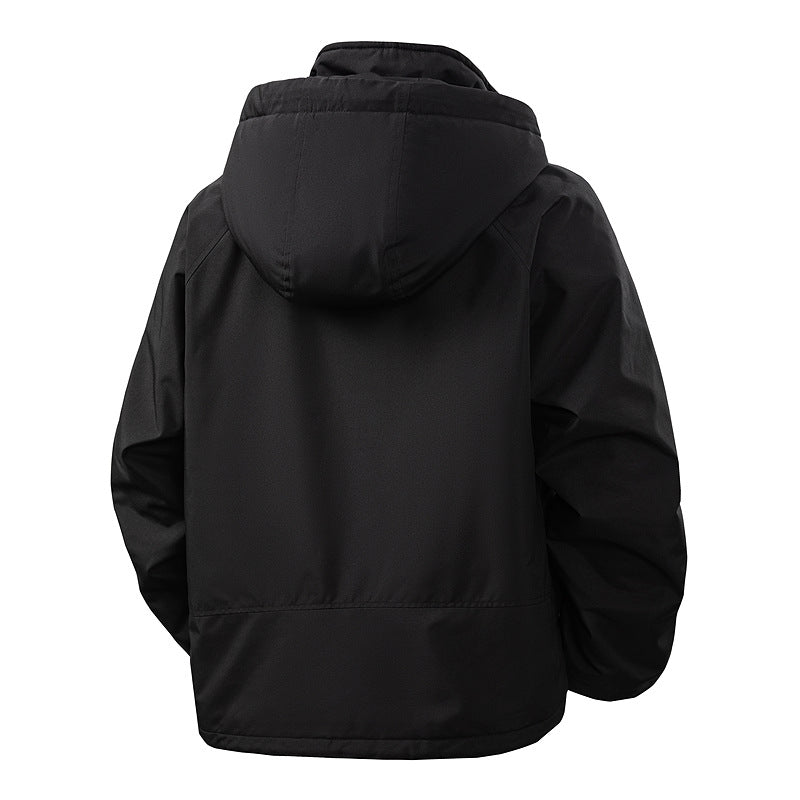 HerrenKapuzenjacke mit innerem Teddy-Futter Drune