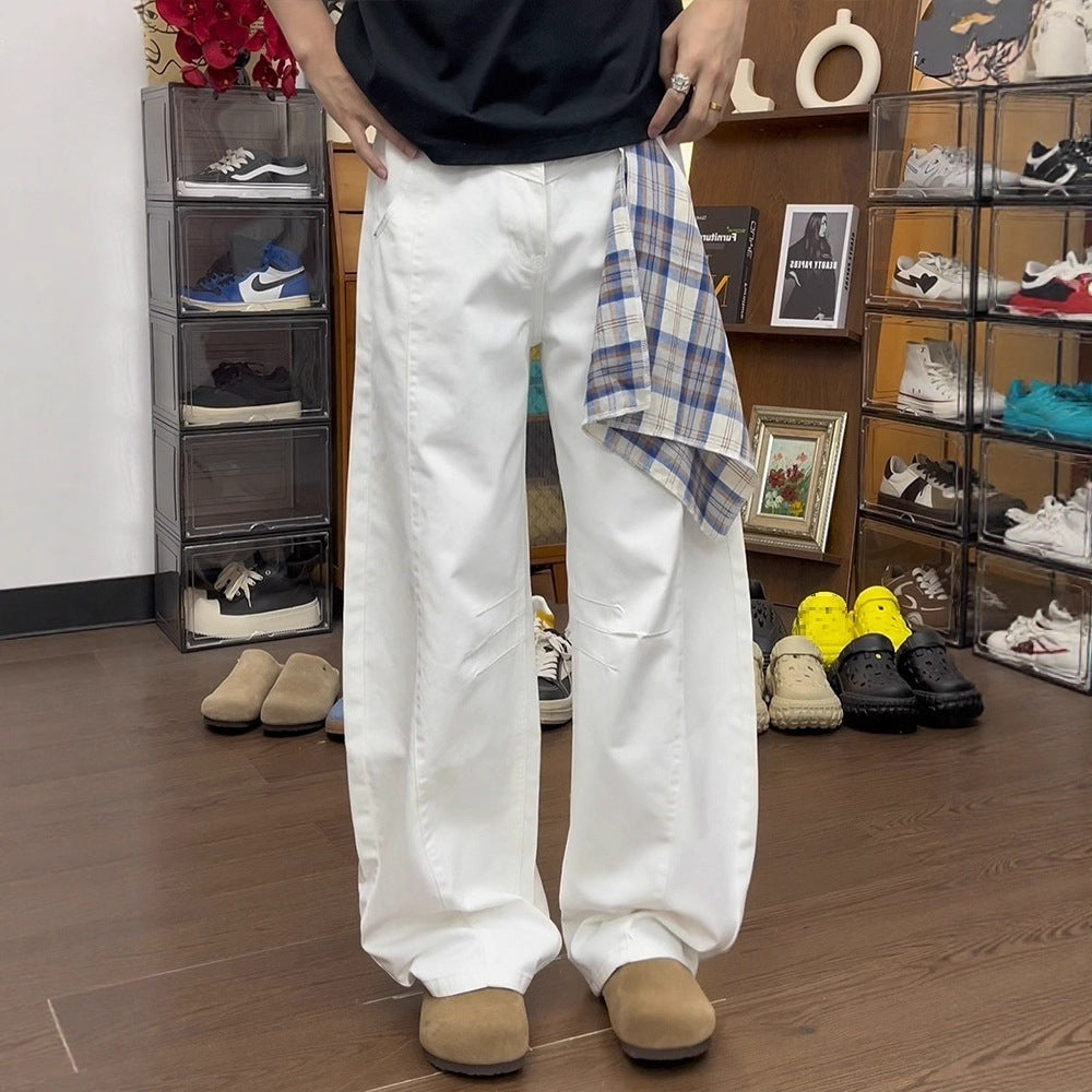 Damen Weitgeschnittene Cargo-Hose Drune