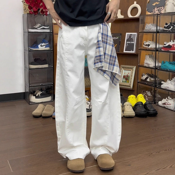 Damen Weitgeschnittene Cargo-Hose Drune