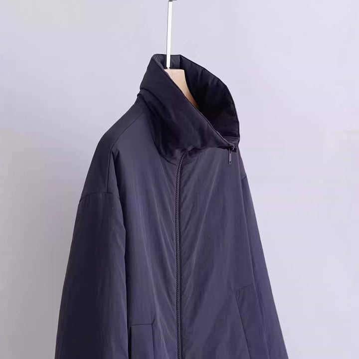 Damen Übergangsjacke mit hohem Kragen und seitlichen Taschen Drune