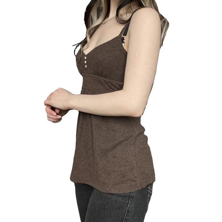 Damen lässiges Trägerkleid mit schmeichelndem Schnitt Drune