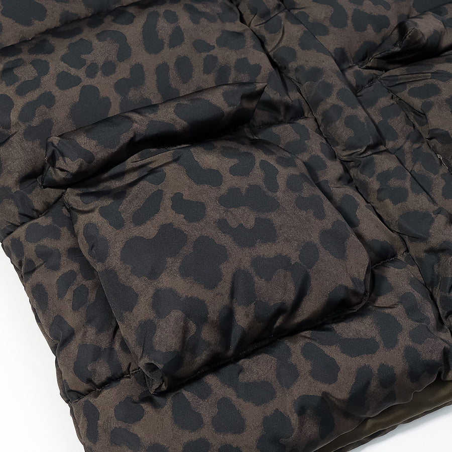 Damen Oversize Stepp-Pufferjacke mit hoher Kapuze und aufgesetzten Pattentaschen Drune