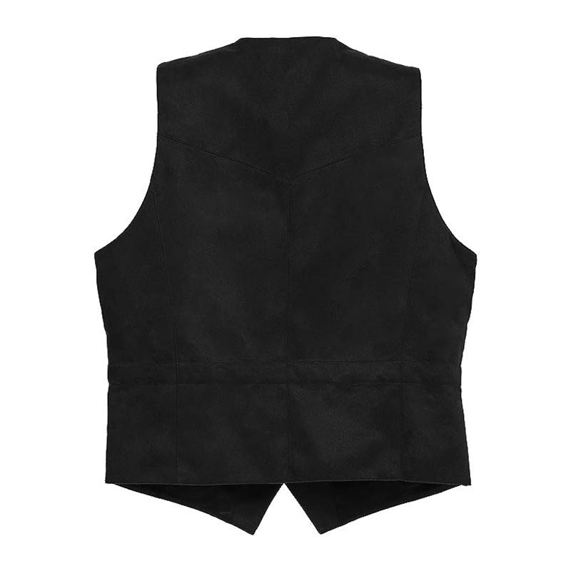 Damen Weste aus hochwertigem Kunstleder mit elegantem Schnitt Drune