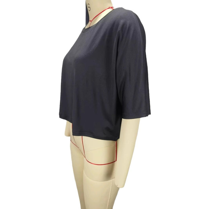Damen Crop-Top mit weitem Schnitt Drune