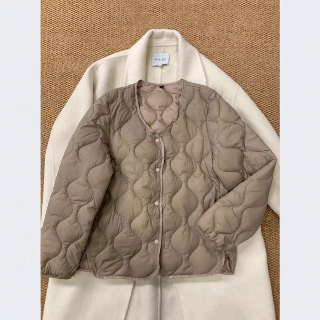 Damen Elegante, gefütterte Steppjacke Drune