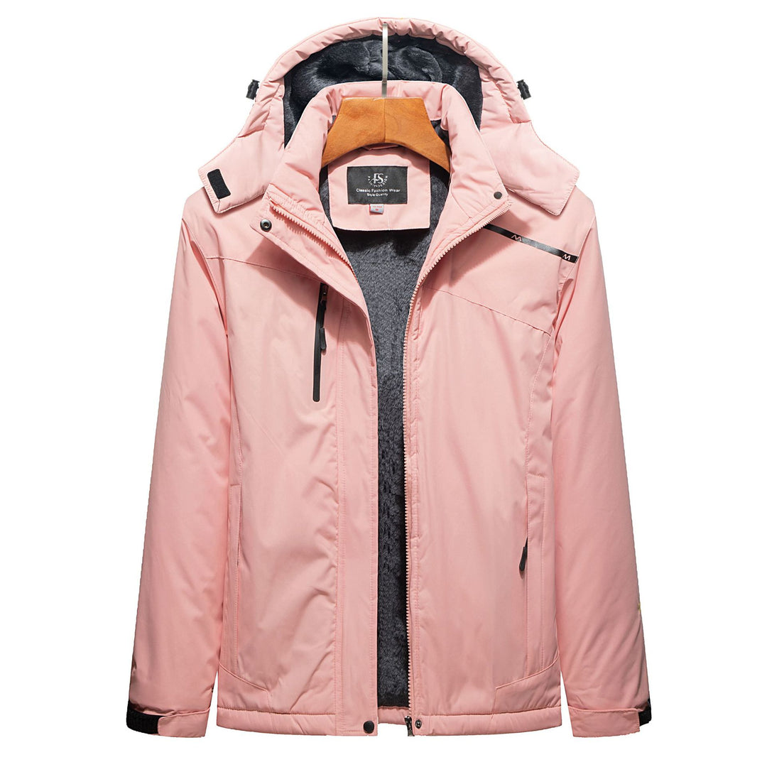 Damen Funktions‑Parka mit abnehmbarer Kapuze und wärmendem Fleece-Innenfutter Drune