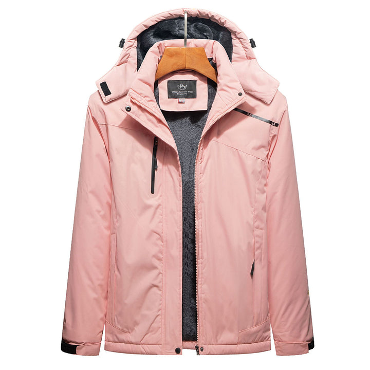 Damen Funktions‑Parka mit abnehmbarer Kapuze und wärmendem Fleece-Innenfutter Drune