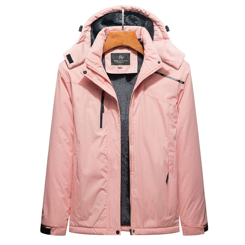 Damen Funktions‑Parka mit abnehmbarer Kapuze und wärmendem Fleece-Innenfutter Drune
