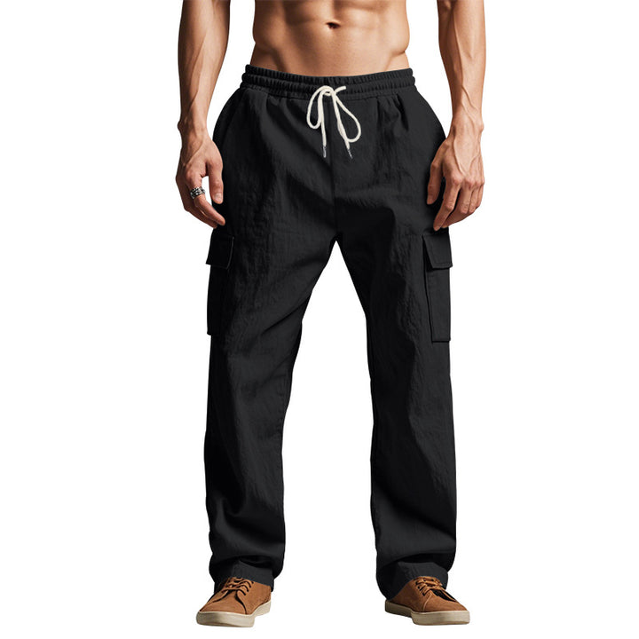Herren Cargo-Hose mit elastischem Bund und seitlichen Taschen Drune