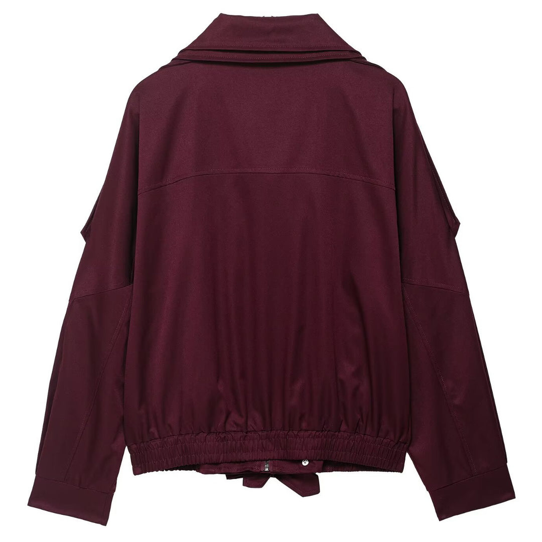 Damen Übergangsjacke mit modischem Stehkragen und praktischen Taschen Drune