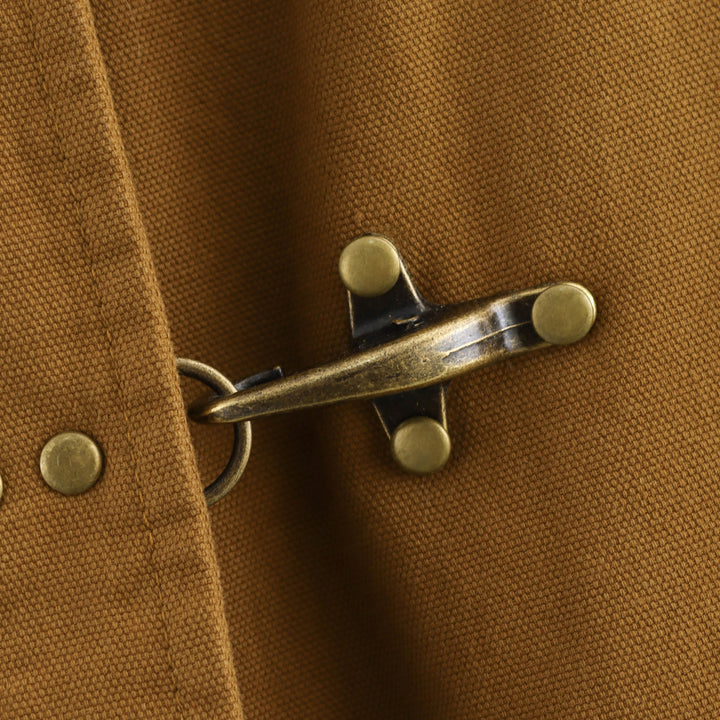 Damen lässige Übergangsjacke mit voluminösem Kragen und praktischen Taschen Drune