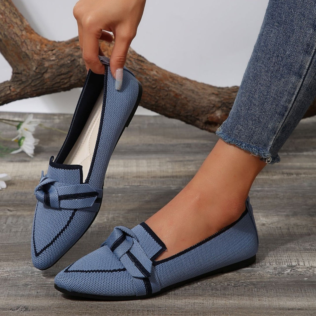 Damen Spangenballerinas mit Knötchen-Details und atmungsaktivem Obermaterial Drune