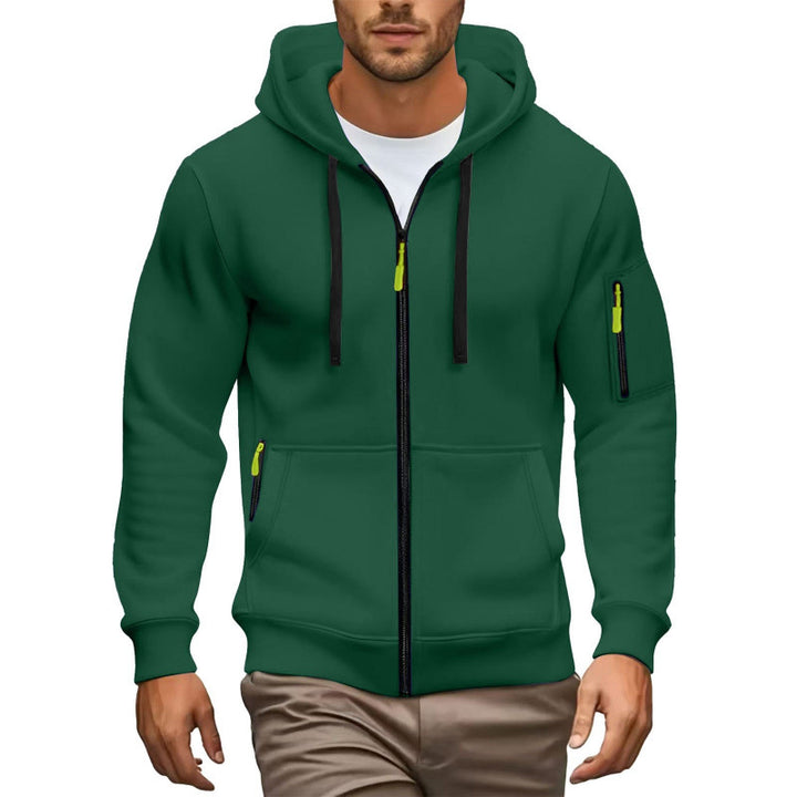 Herren Hochwertiger Zip-Hoodie Drune