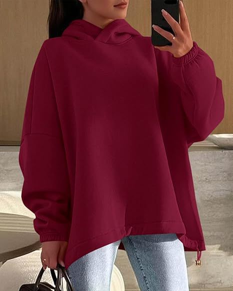Damen Kapuzenpulli Drune