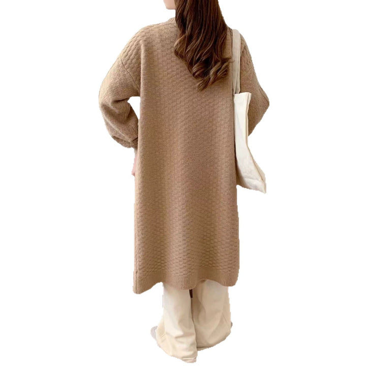 Damen Kuschelige Strickjacke mit Kabelmuster Drune
