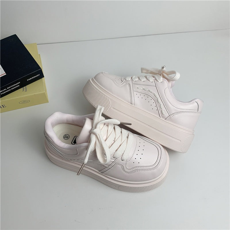 Damen Platform Sneakers mit modischem Design und dämpfender Sohle Drune