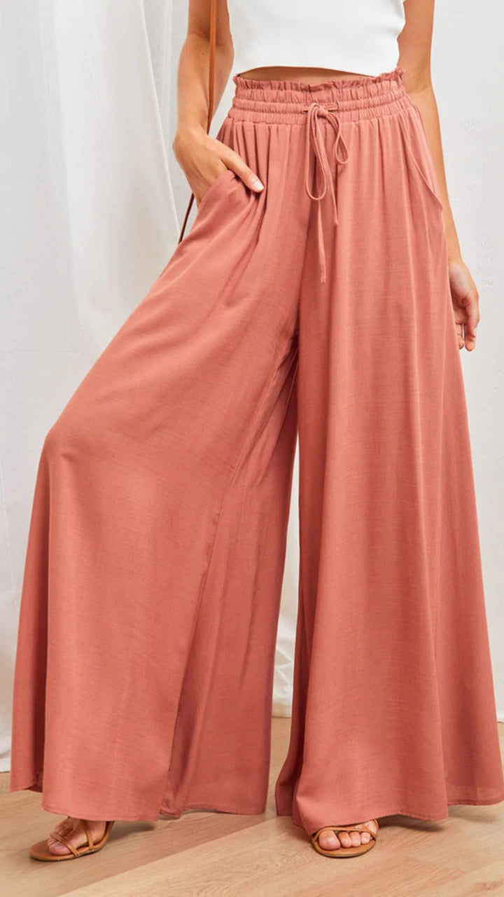 Maxi-Rock im Boho-Stil für Damen mit Kordelzugbund Drune
