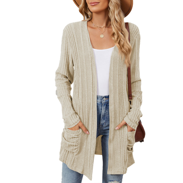 Damen lässiger Strickcardigan Drune
