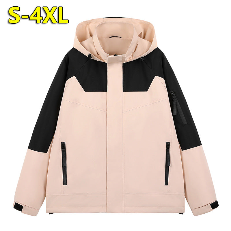 Herren Wasserabweisende technische Urban-Hoodiejacke mit ergonomischer Kapuze, verdecktem Reißverschluss und nahtverdeckten Utility‑Taschen Drune