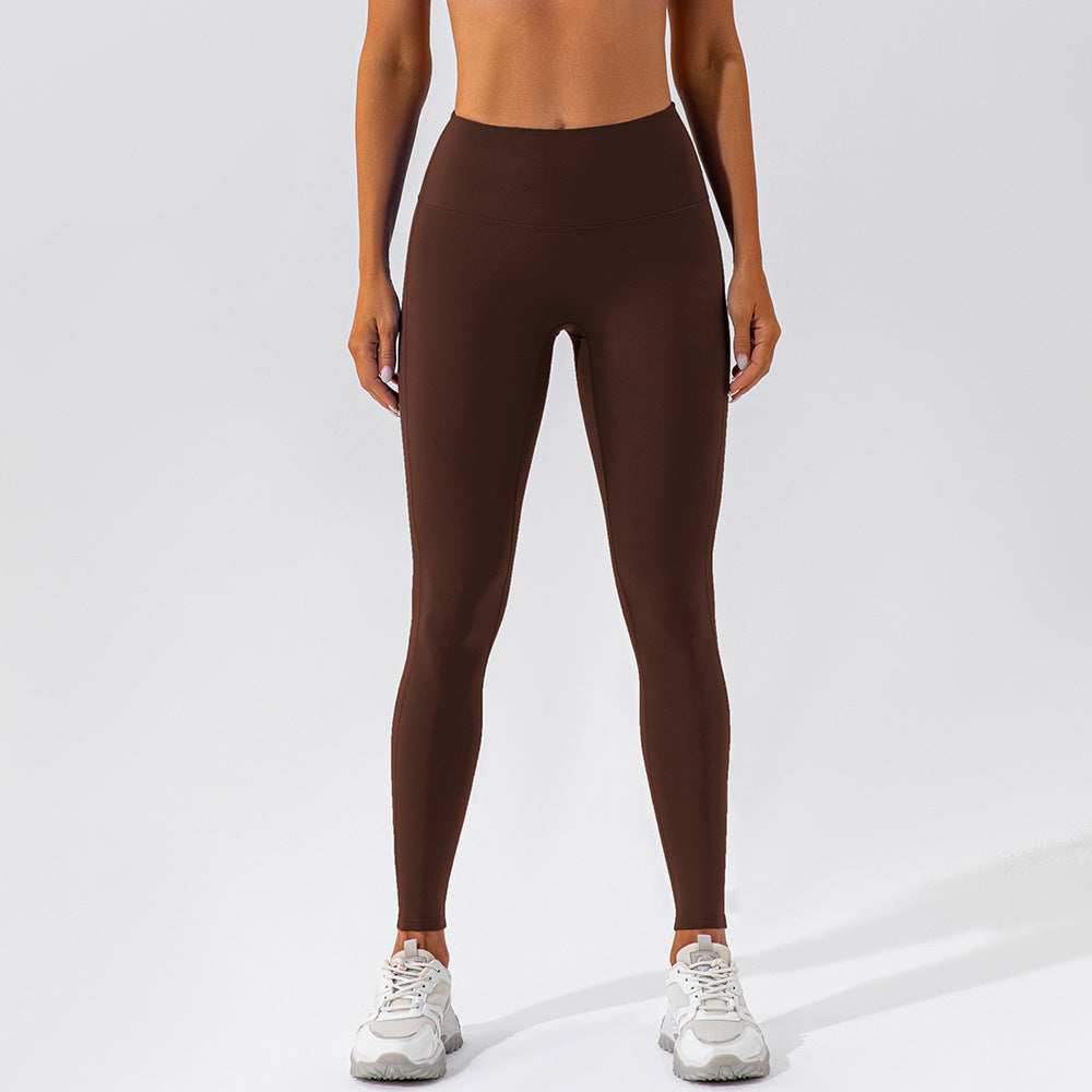 Damen Hochgelegene Sportleggings Drune