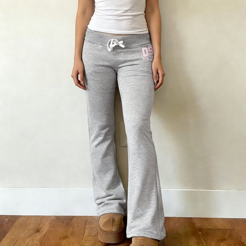 Damen nan ausgestellte Highwaist Loungehose mit elastischem Komfortbund, Bindekordel und weitem Schlag Drune