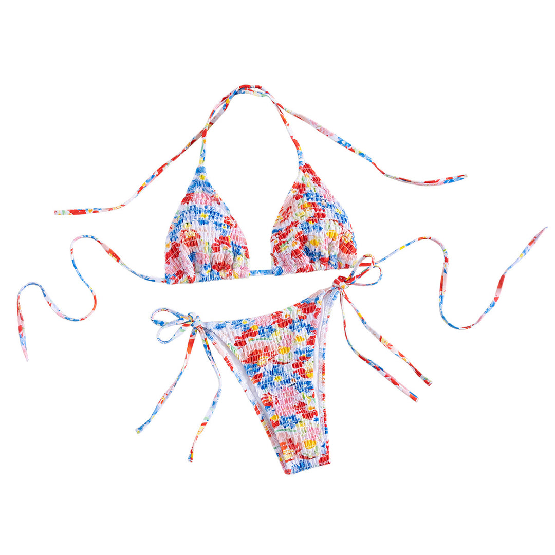 Damen Bikiniset mit buntem Mustermix Drune